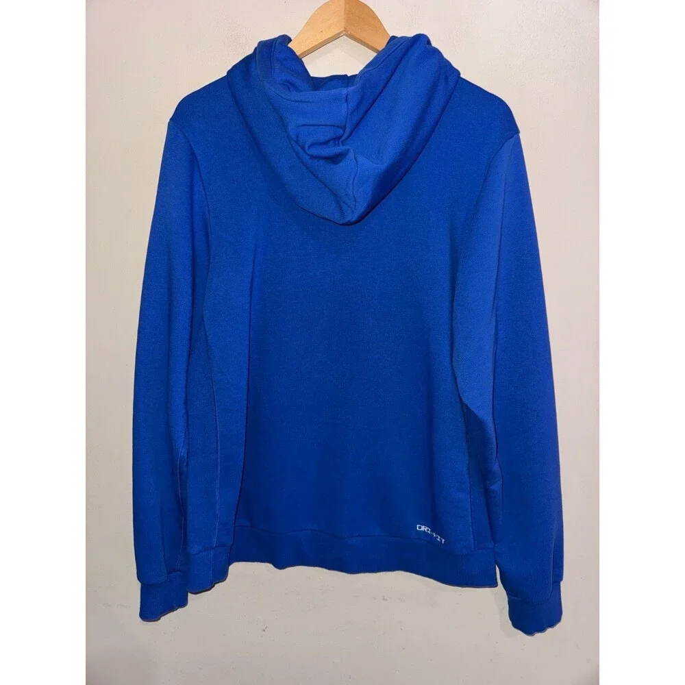 Mens M Nike NCAA Duke Blue Devils Football On-Field Team Issue PE Dri-FIT Hoodie